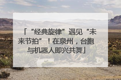 “经典旋律”遇见“未来节拍”！在泉州，台胞与机器人即兴共舞