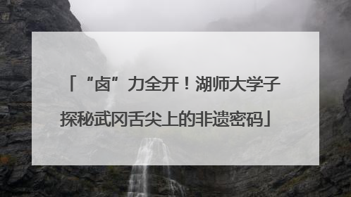 “卤”力全开！湖师大学子探秘武冈舌尖上的非遗密码