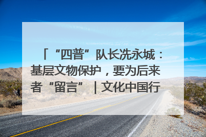“四普”队长冼永城：基层文物保护，要为后来者“留言”｜文化中国行·我在广东找文物