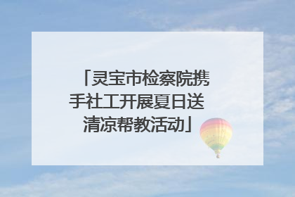 灵宝市检察院携手社工开展夏日送清凉帮教活动