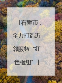 石狮市：全力打造近邻服务“红色枢纽”