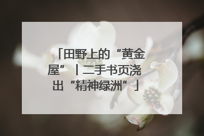 田野上的“黄金屋”丨二手书页浇出“精神绿洲”