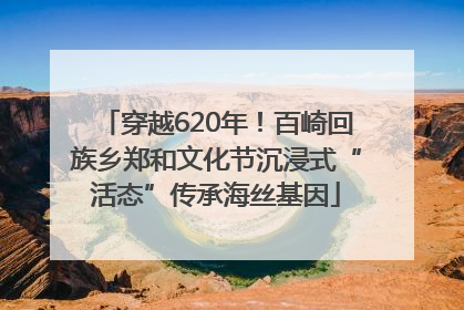 穿越620年！百崎回族乡郑和文化节沉浸式“活态”传承海丝基因