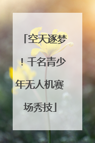空天逐梦！千名青少年无人机赛场秀技