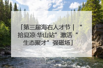 第三届海右人才节｜“拾夏凉·华山站”激活“生态聚才”强磁场