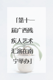 第十一届广西残疾人艺术汇演在南宁举办