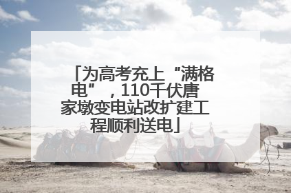 为高考充上“满格电”，110千伏唐家墩变电站改扩建工程顺利送电
