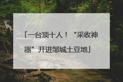 一台顶十人！“采收神器”开进邹城土豆地