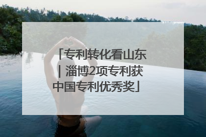 专利转化看山东｜淄博2项专利获中国专利优秀奖
