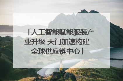 人工智能赋能服装产业升级 天门加速构建全球供应链中心