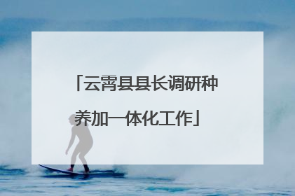 云霄县县长调研种养加一体化工作