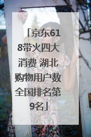 京东618带火四大消费 湖北购物用户数全国排名第9名