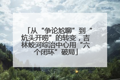 从“争论尬聊”到“炕头开唠”的转变，吉林蛟河综治中心用“六个闭环”破局