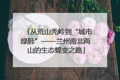 从荒山秃岭到“城市绿肺”——兰州南北两山的生态蝶变之路