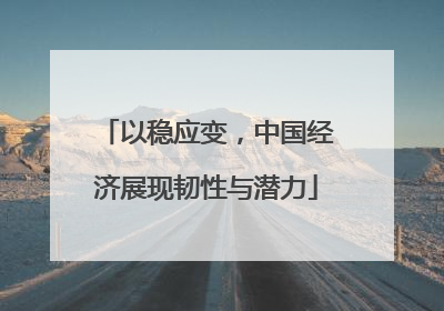 以稳应变,中国经济展现韧性与潜力