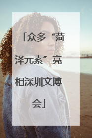众多“菏泽元素”亮相深圳文博会