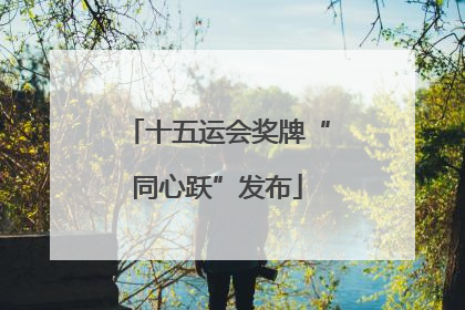十五运会奖牌“同心跃”发布