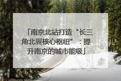 南京北站打造“长三角北翼核心枢纽”：提升南京的城市能级