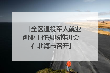 全区退役军人就业创业工作现场推进会在北海市召开