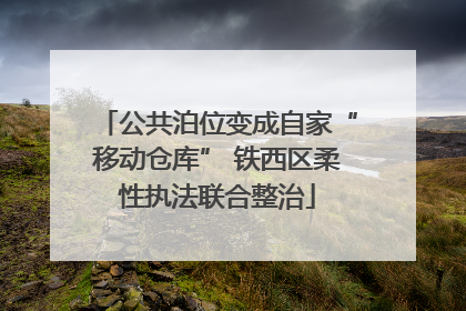 公共泊位变成自家“移动仓库” 铁西区柔性执法联合整治