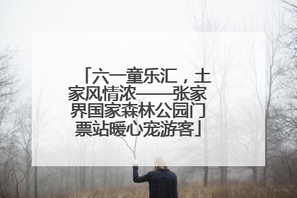 六一童乐汇，土家风情浓——张家界国家森林公园门票站暖心宠游客