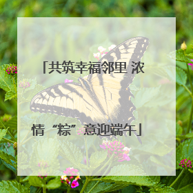 共筑幸福邻里 浓情“粽”意迎端午