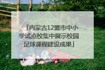 内蒙古12盟市中小学试点校集中展示校园足球课程建设成果