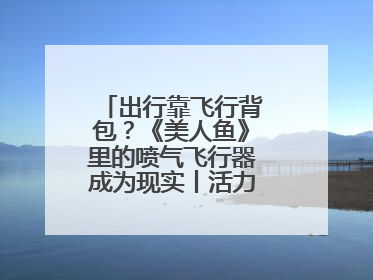 出行靠飞行背包？《美人鱼》里的喷气飞行器成为现实丨活力中国调研行