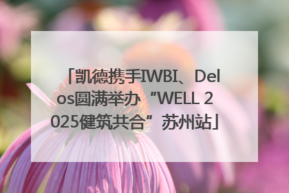 凯德携手IWBI、Delos圆满举办“WELL 2025健筑共合”苏州站