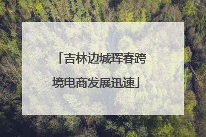 吉林边城珲春跨境电商发展迅速