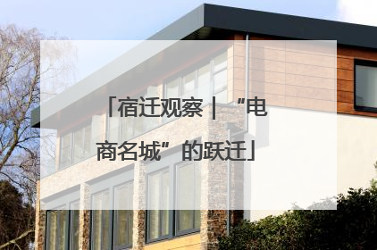 宿迁观察｜“电商名城”的跃迁