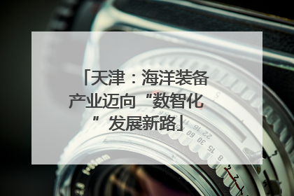 天津：海洋装备产业迈向“数智化”发展新路