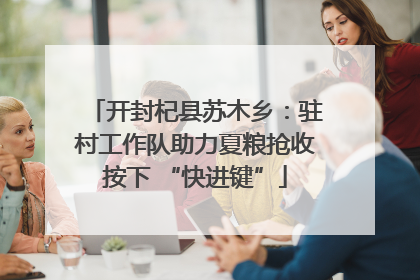 开封杞县苏木乡：驻村工作队助力夏粮抢收按下 “快进键”
