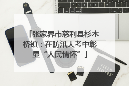 张家界市慈利县杉木桥镇：在防汛大考中彰显“人民情怀”