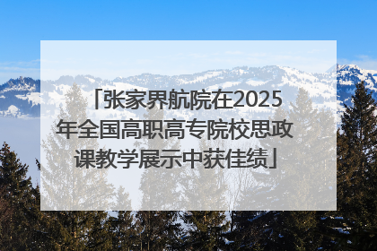 张家界航院在2025年全国高职高专院校思政课教学展示中获佳绩