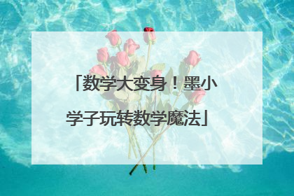 数学大变身！墨小学子玩转数学魔法