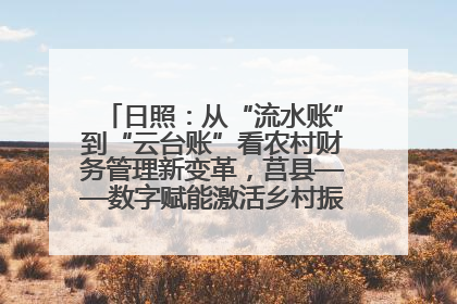 日照：从“流水账”到“云台账”看农村财务管理新变革，莒县——数字赋能激活乡村振兴“一池春水”