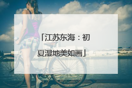 江苏东海：初夏湿地美如画
