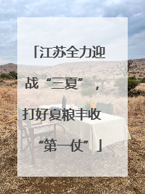 江苏全力迎战“三夏”，打好夏粮丰收“第一仗”
