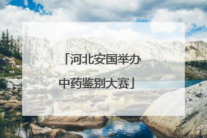 河北安国举办中药鉴别大赛