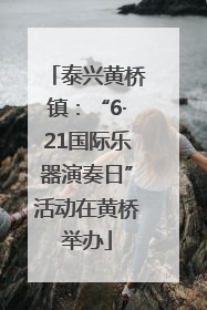 泰兴黄桥镇：“6·21国际乐器演奏日”活动在黄桥举办
