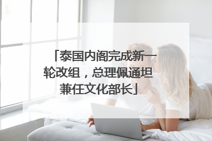 泰国内阁完成新一轮改组，总理佩通坦兼任文化部长