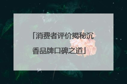 消费者评价揭秘沉香品牌口碑之道