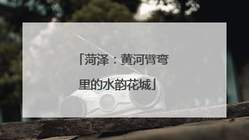 菏泽：黄河臂弯里的水韵花城