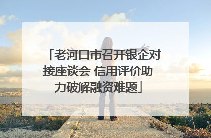 老河口市召开银企对接座谈会 信用评价助力破解融资难题