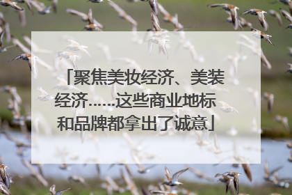 聚焦美妆经济、美装经济……这些商业地标和品牌都拿出了诚意