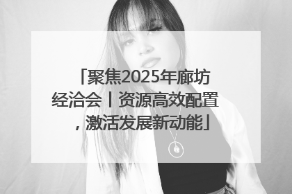聚焦2025年廊坊经洽会丨资源高效配置，激活发展新动能