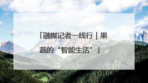 融媒记者一线行｜果蔬的“智能生活”