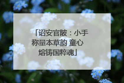 诏安官陂：小手称量本草韵 童心熔铸国粹魂
