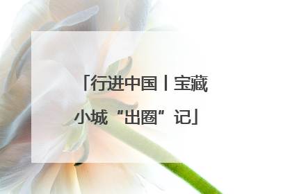 行进中国丨宝藏小城“出圈”记